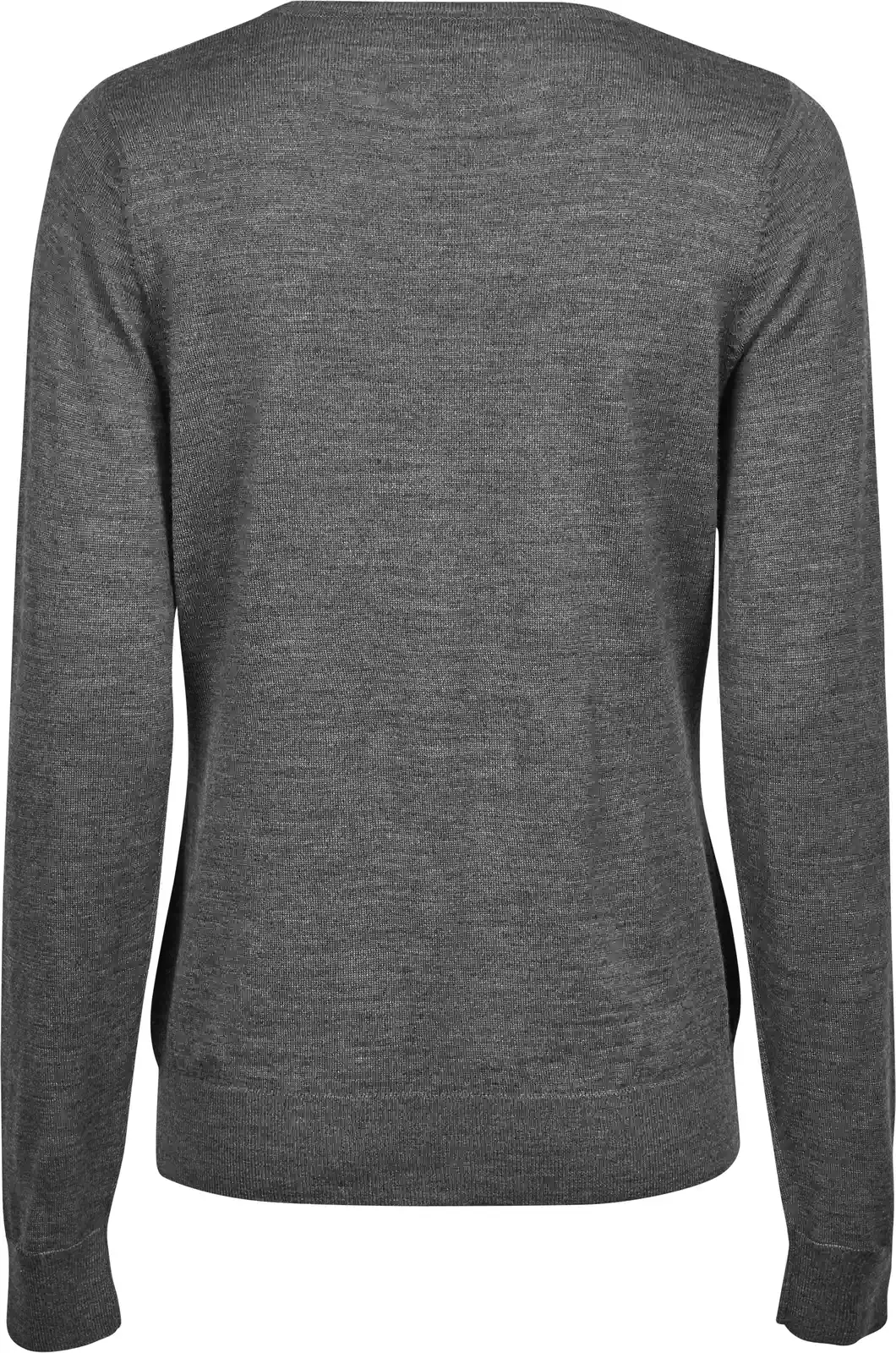 tee-jays-6006-womens-crew-neck-sweater-greymelange-back-3 Tee Jays Women´s Crew Neck Sweater