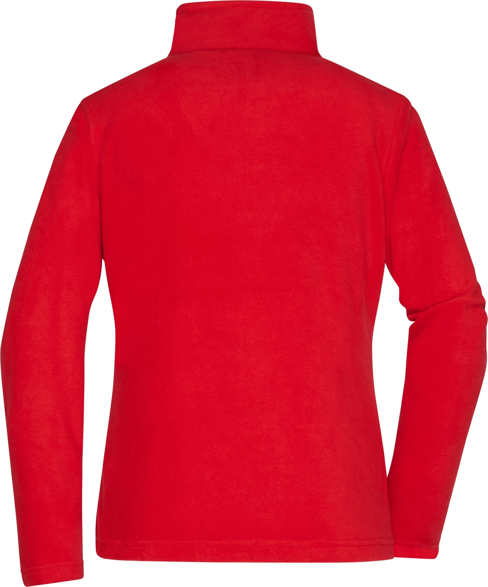 jn781-ladies-fleece-jacket-red-back-5 James & Nicholson Ladies Fleecejacket
