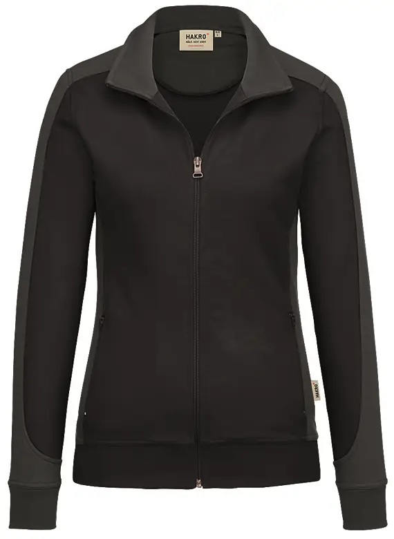 HAKRO Damen-Sweatjacke 277 Contrast Mikralinar® HAKRO Damen-Sweatjacke 277 Contrast Mikralinar®