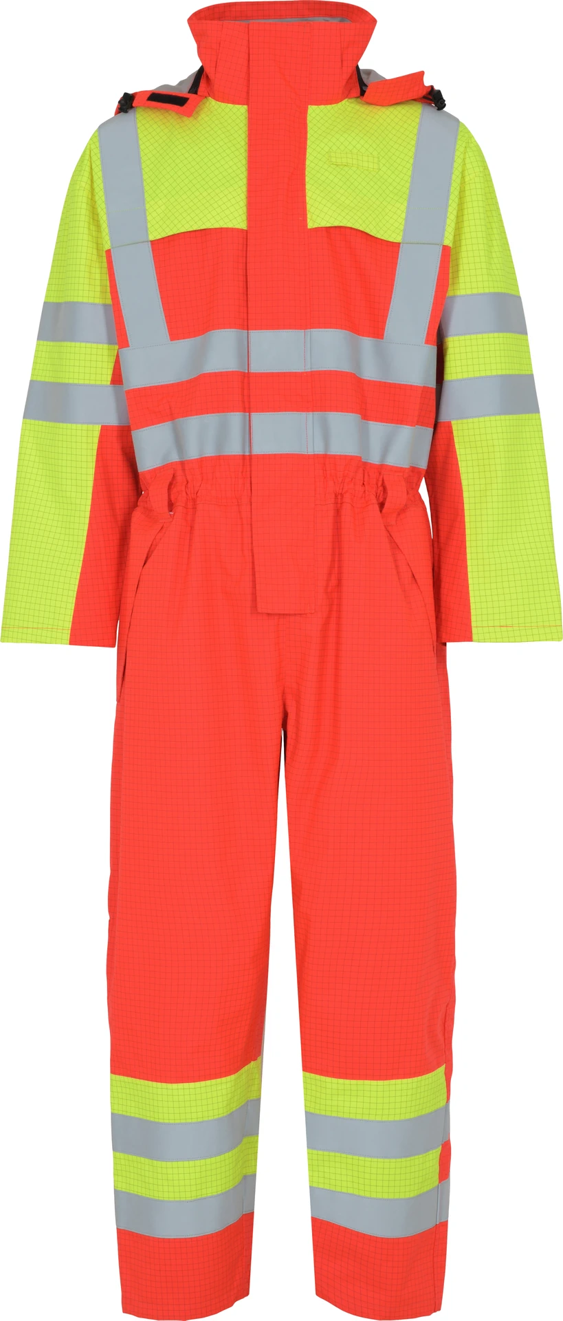 lyngsoe-fr-lr11657-flammhemmender-hi-vis-overall-leuchtrot-leuchtgelb-front-1 Lyngsøe FR-LR11657 Flammhemmender Hi-Vis Overall