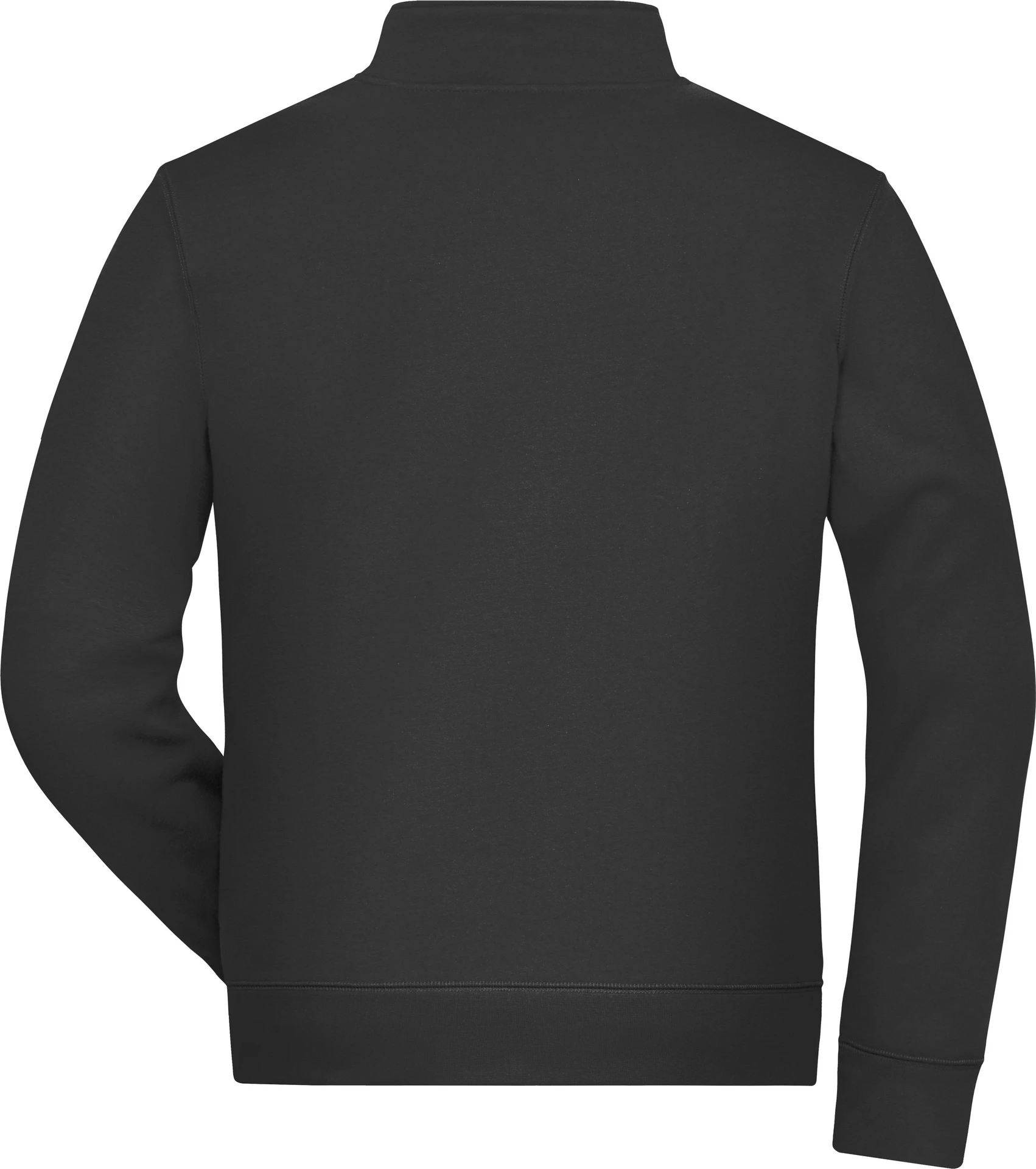 jn1810-mens-doubleface-work-jacket-black-back-5 James & Nicholson Men´s Doubleface Work Jacket -SOLID-