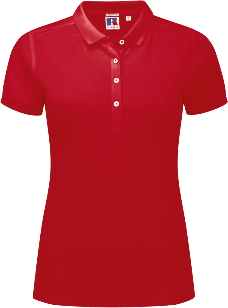Russell Ladies Fitted Stretch Polo