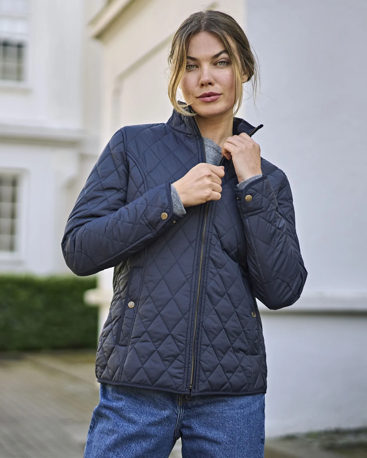 tee-jays-9661-womens-richmond-jacket-deepnavy-model-0 Tee Jays Ladies` Richmond Jacket