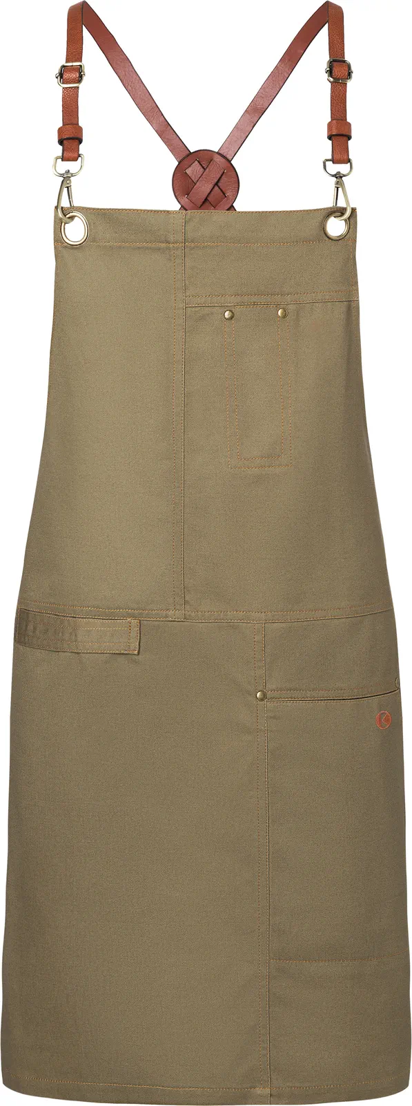 karlowsky-ls25-latzschuerze-urban-x-style-khaki-front-3 KARLOWSKY Latzschürze Urban X-Style