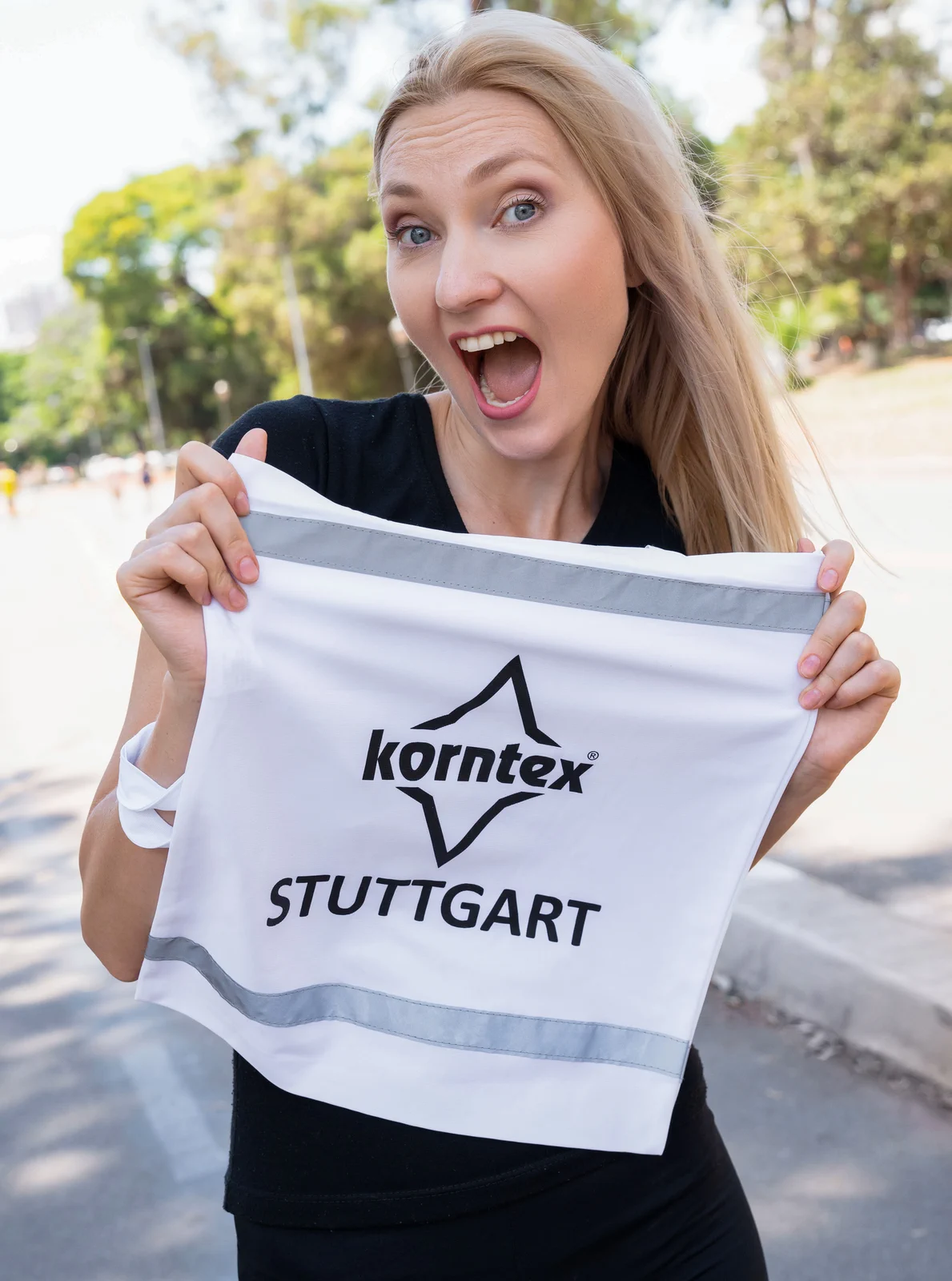 Korntex Warnsac® Reflective Shopping Bag With Long Handles