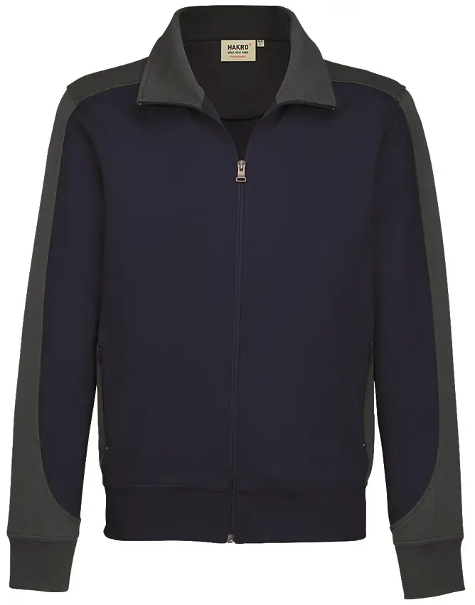 HAKRO Sweatjacke 477 Contrast Mikralinar® HAKRO Sweatjacke 477 Contrast Mikralinar®