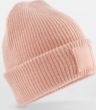 Beechfield Kids Deep Cuffed Tonal Patch Beanie
