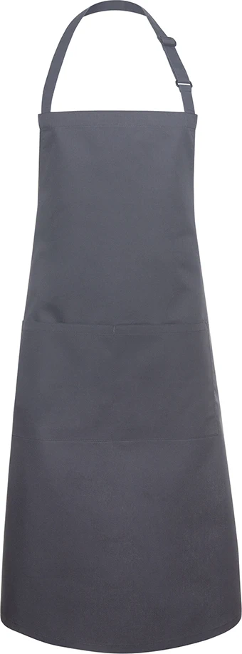 karlowsky-bls5-latzschuerze-basic-mit-tasche-und-schnalle-anthracite-front-3 KARLOWSKY Latzschürze Basic mit Tasche und Schnalle