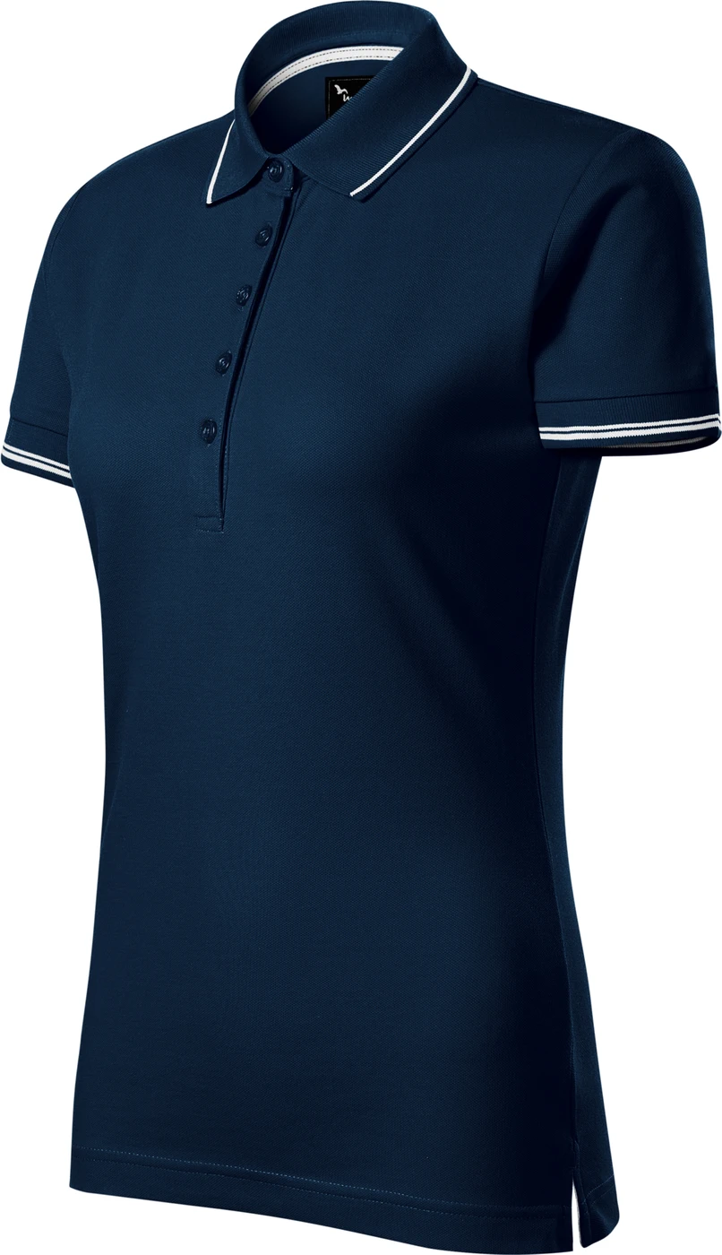 malfini-253-polohemd-damen-perfection-plain-marineblau-left-3 MALFINI Polohemd Damen Perfection plain 253