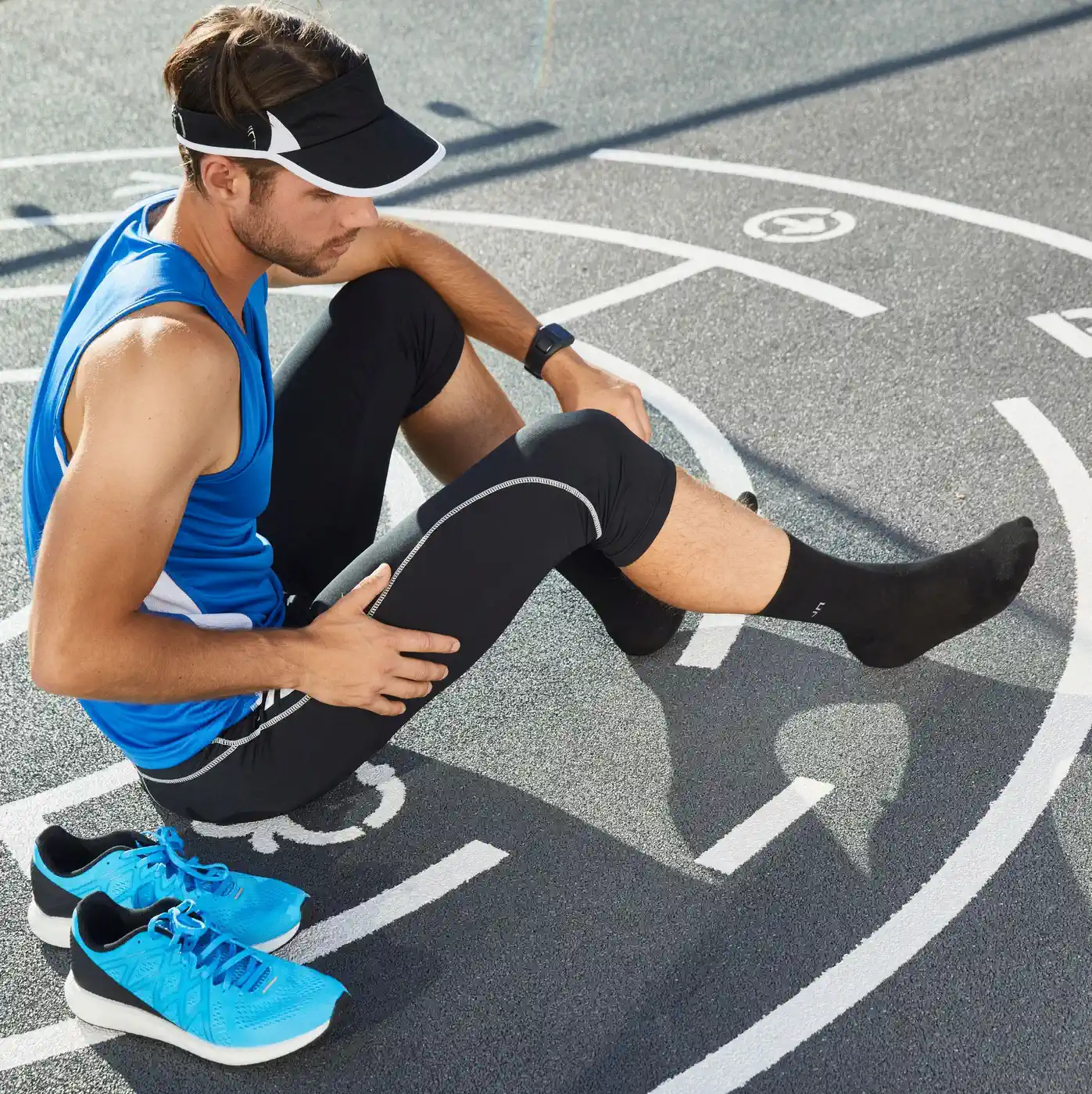 jn305-mens-running-tank-model-0 James & Nicholson Men´s Running Tank