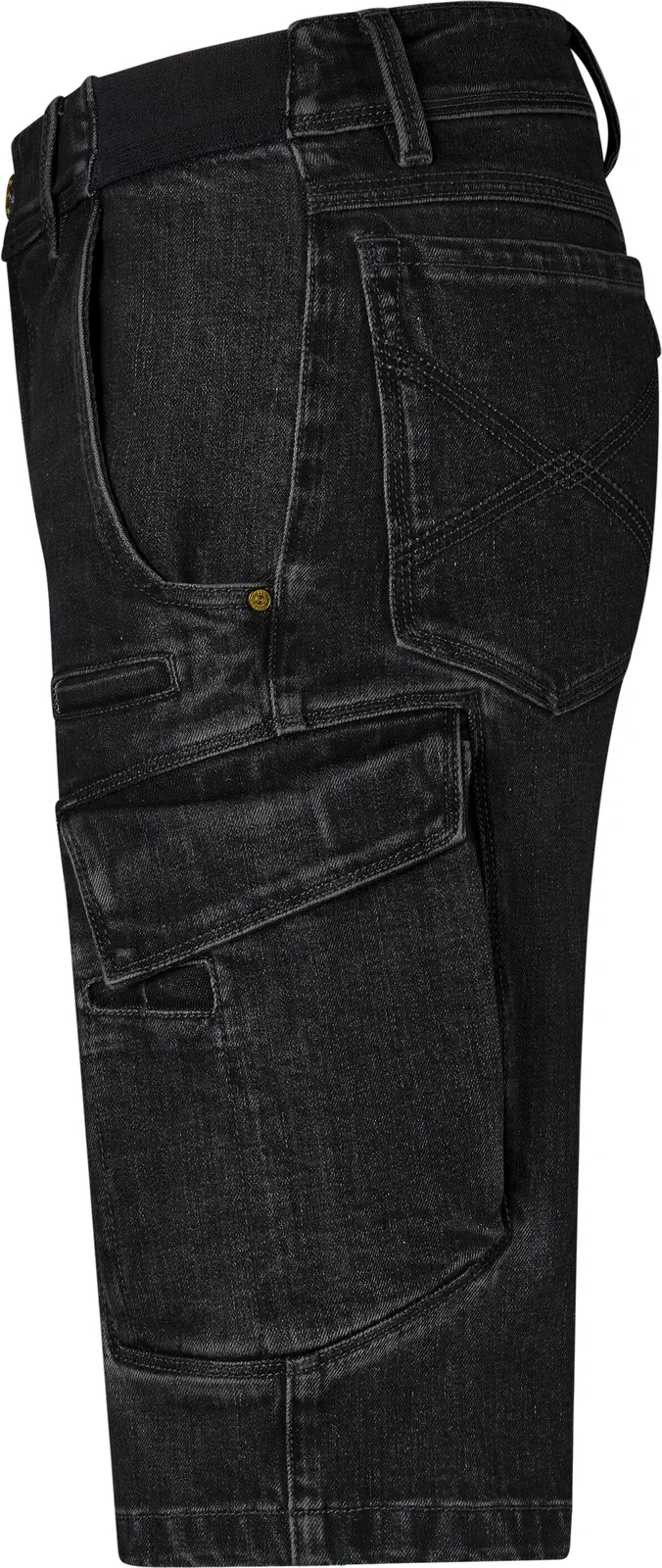 hakro-736-worker-jeansshorts-dyneema-x-stretch-eco-schwarz-2 HAKRO Worker-Jeansshort 736 Dyneema® X-Stretch ECO