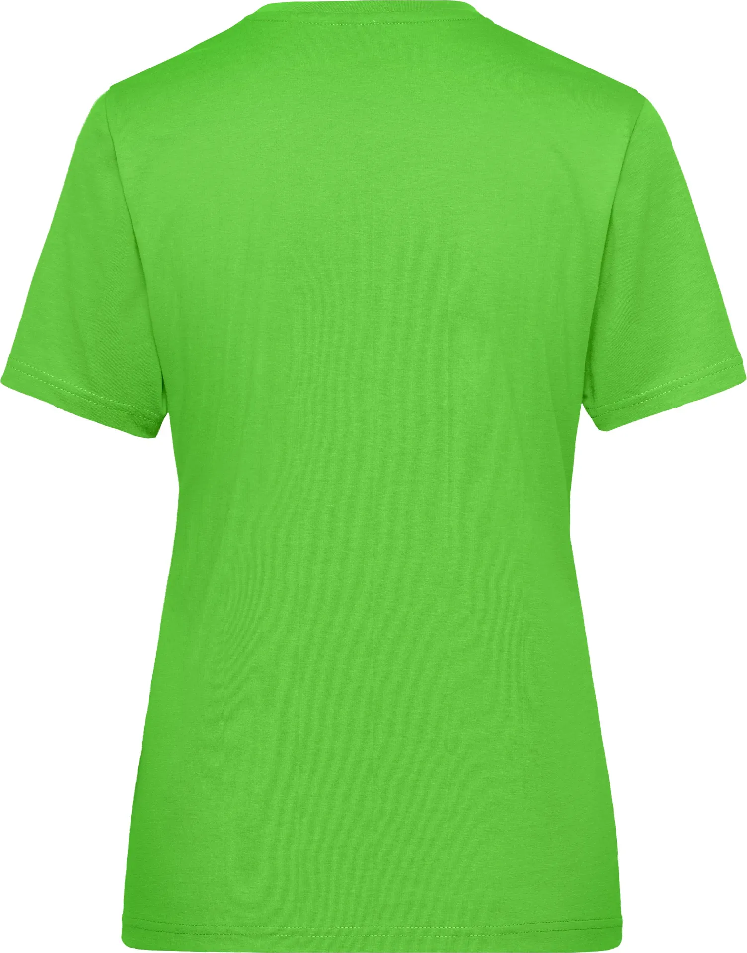 jn1807-ladies-bio-workwear-t-shirt-limegreen-back-5 James & Nicholson Ladies Bio Workwear T-Shirt