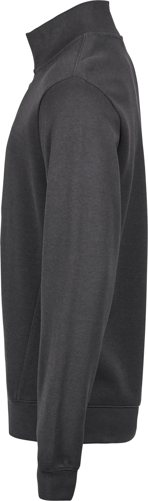 tee-jays-5506-ribbed-interlock-half-zip-darkgrey-left-2 Tee Jays Ribbed Interlock Half Zip
