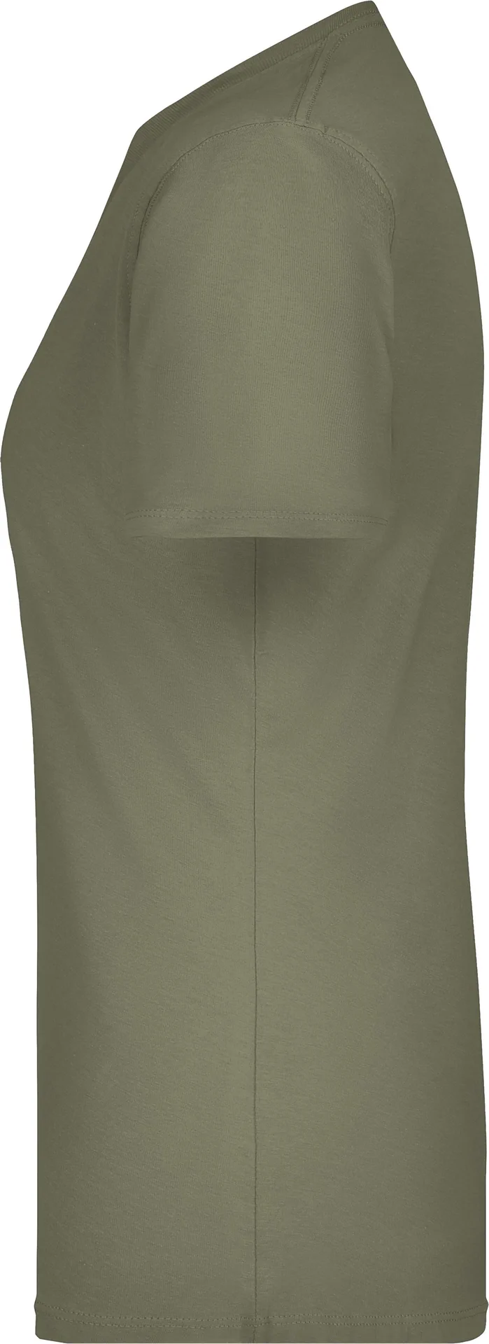 jn901-ladies-basic-t-shirt-olive-left-4 James & Nicholson Ladies Basic-T
