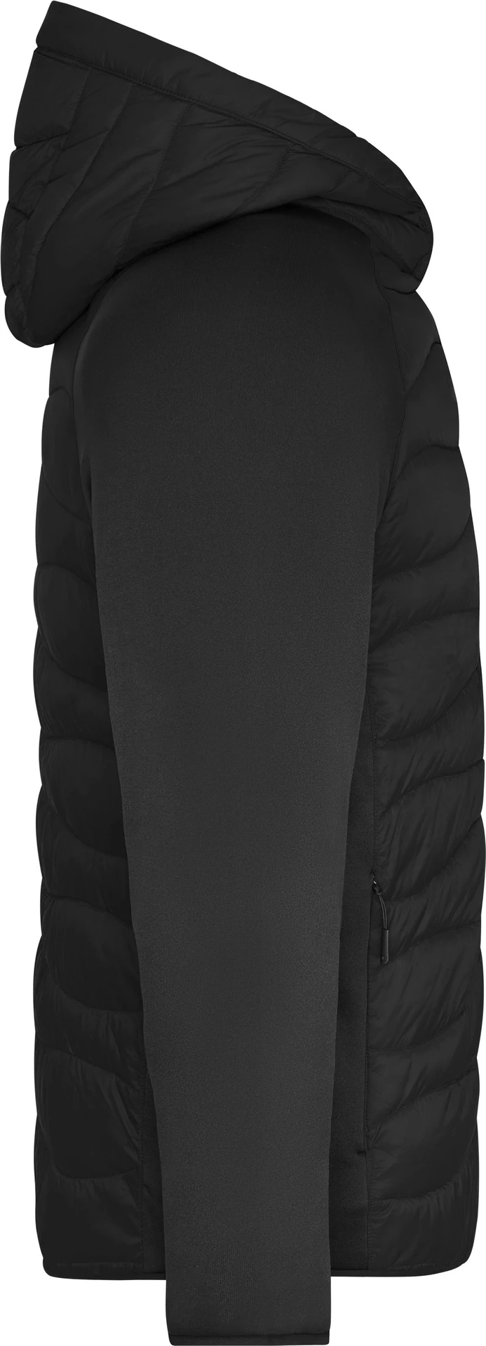 jn1330-mens-hybrid-jacket-black-black-right-6 James & Nicholson Men´s Hybrid Jacket (JN1330)