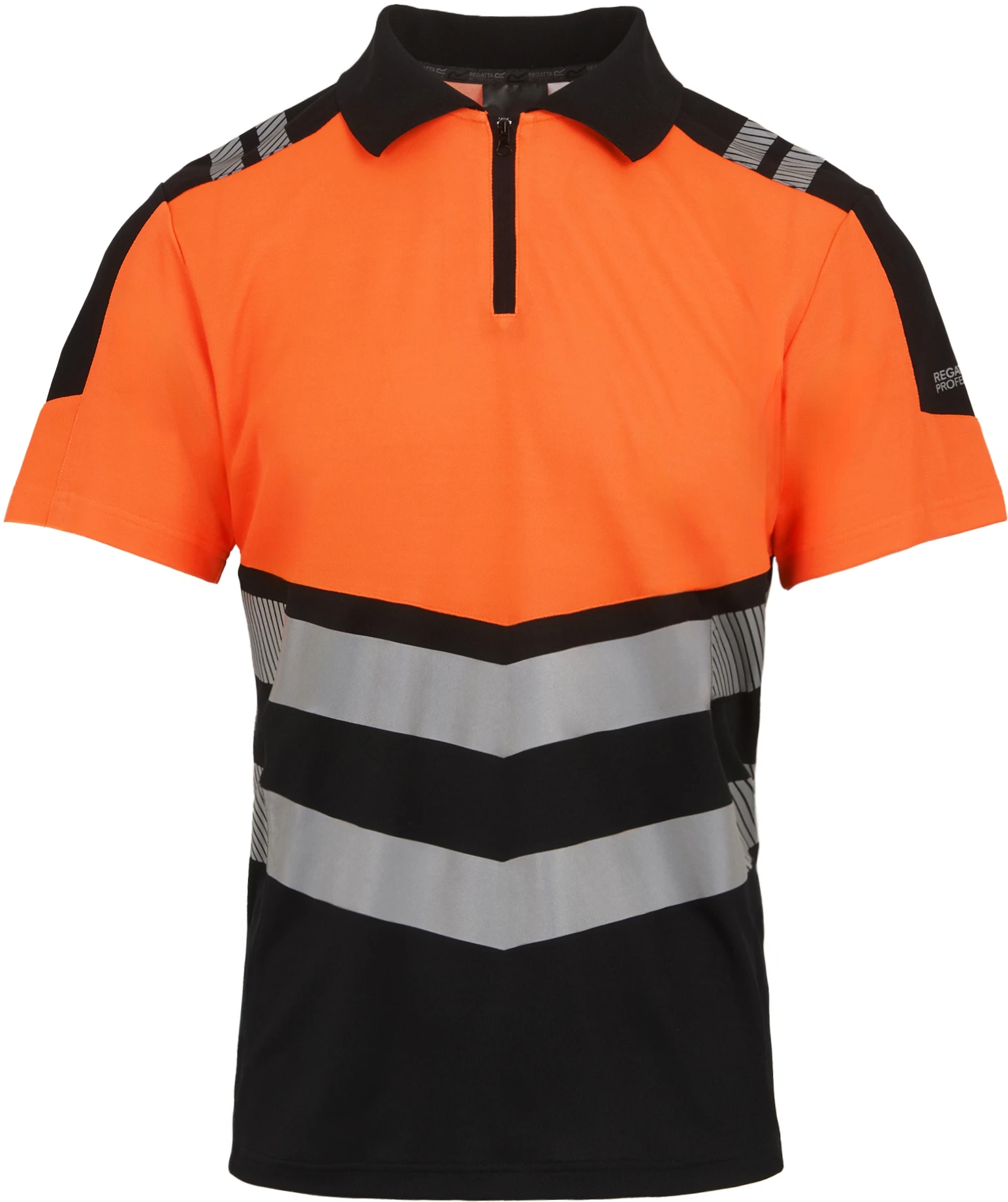 regatta-trs281-hi-vis-x-pro-polo-class1-black-signalorange-front-2 Regatta Hi-Vis X-Pro Polo (Class 1)