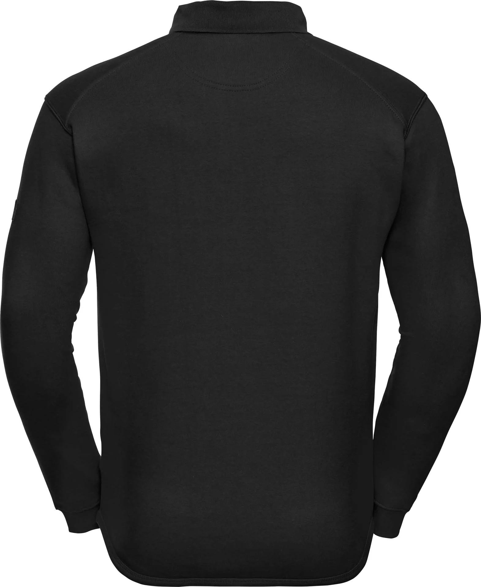 russell-r012m-adults-heavy-duty-collar-sweatshirt-black-back-5 Russell Heavy Duty Workwear Collar Sweatshirt