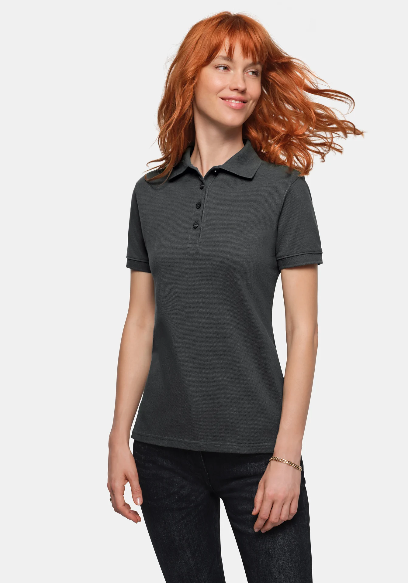 HAKRO Damen Poloshirt 301 Bio-Baumwolle GOTS