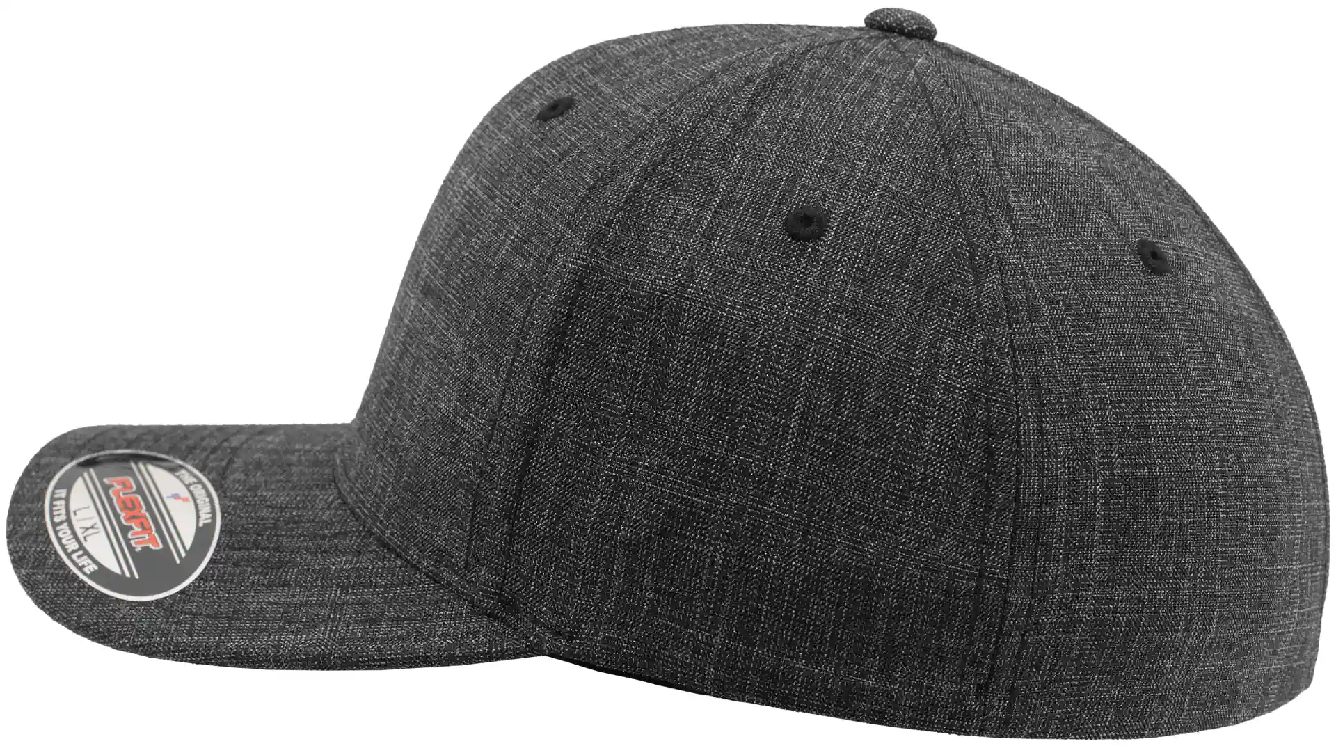 flexfit-6277fm-fine-melange-black-left-7 FLEXFIT Fine Melange Flexfit