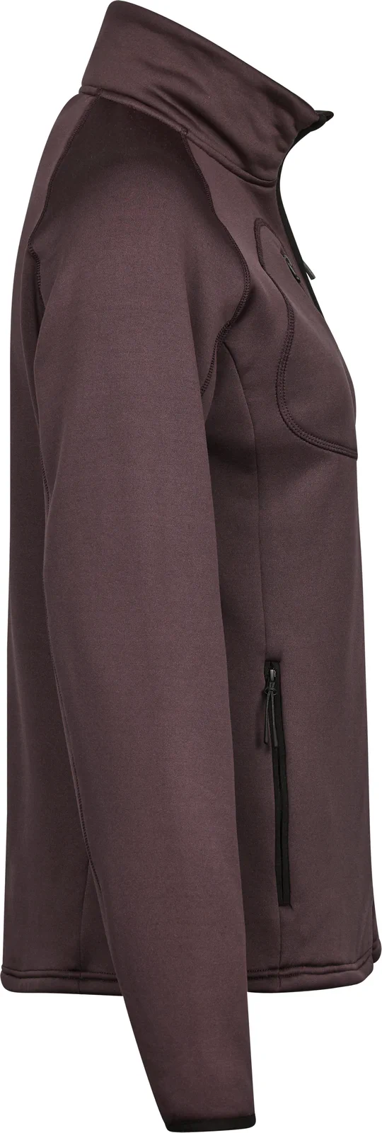 tee-jays-9101-womens-stretch-fleece-jacket-grape-right-4 Tee Jays Women´s Stretch Fleece Jacket
