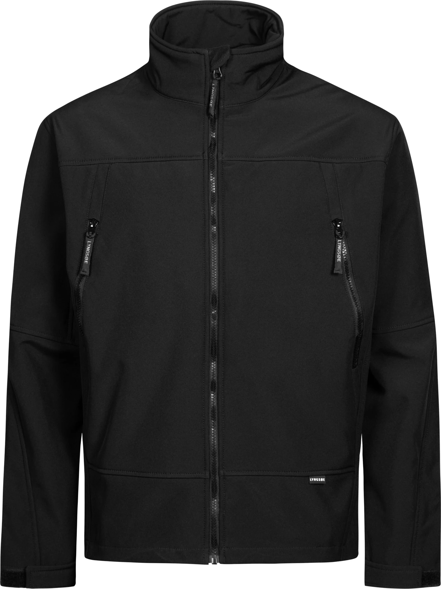 lyngsoe-fox100-softshell-jacke-schwarz-front-1 Lyngsøe FOX100 Softshell Jacke