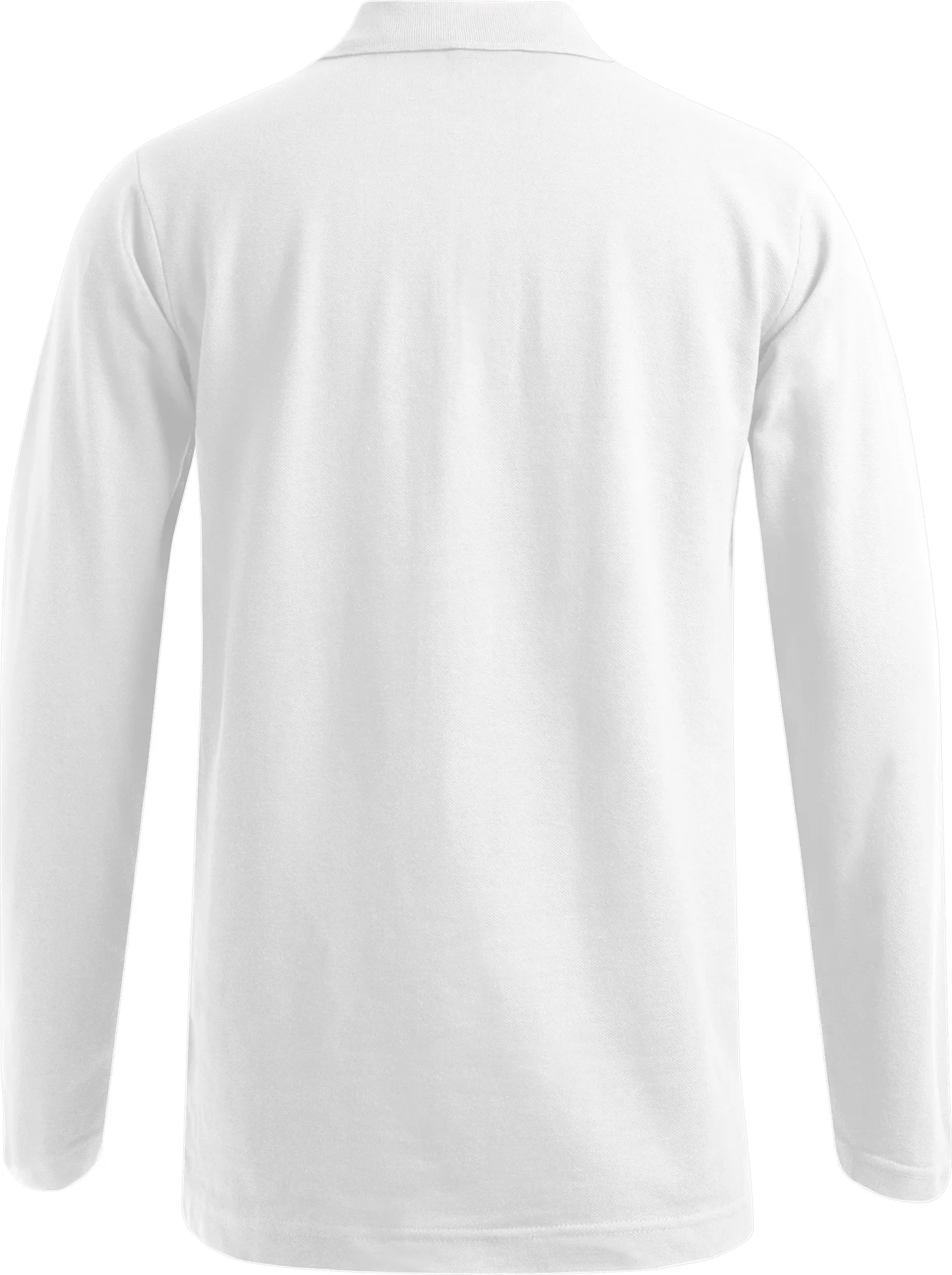 promodoro-4600-mens-heavy-polo-long-sleeve-white-back-6 Promodoro Men's Heavy Polo Longsleeve