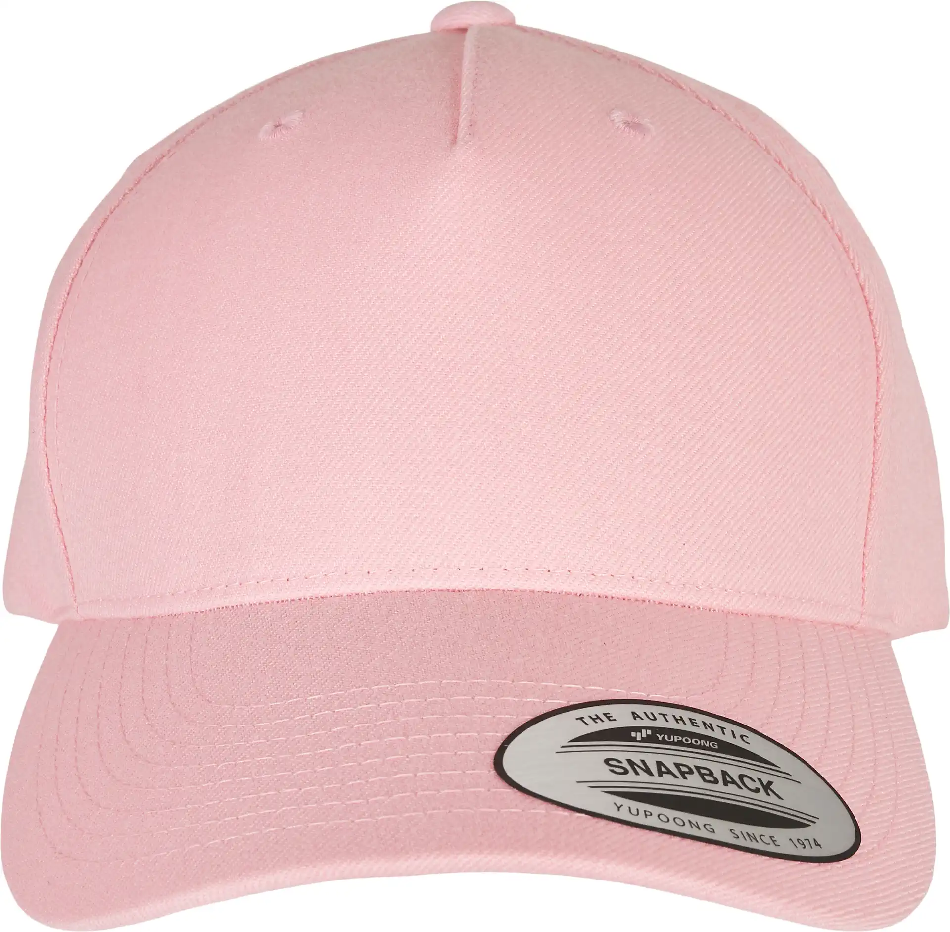 flexfit-5789m-yp-classics-5-panel-premium-curved-visor-snapback-cap-prismpink-front-2 FLEXFIT YP Classics 5-Panel Premium Curved Visor Snapback Cap