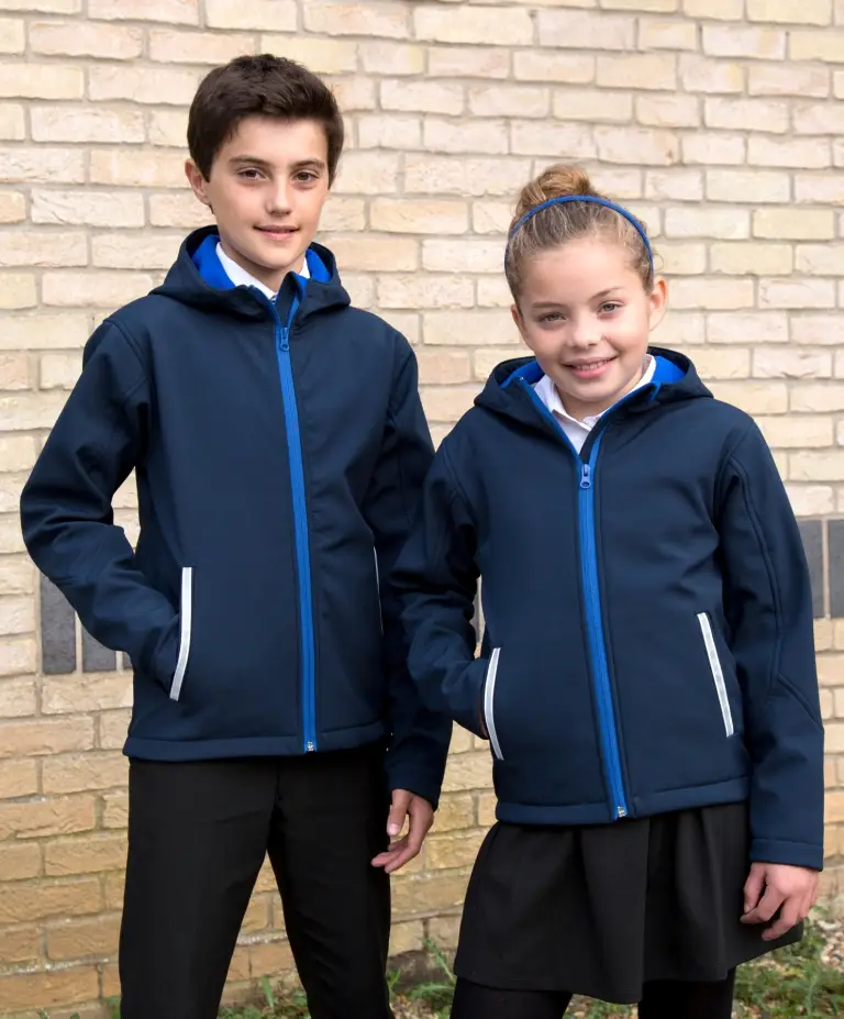 Result Junior Hooded Soft Shell Jacket