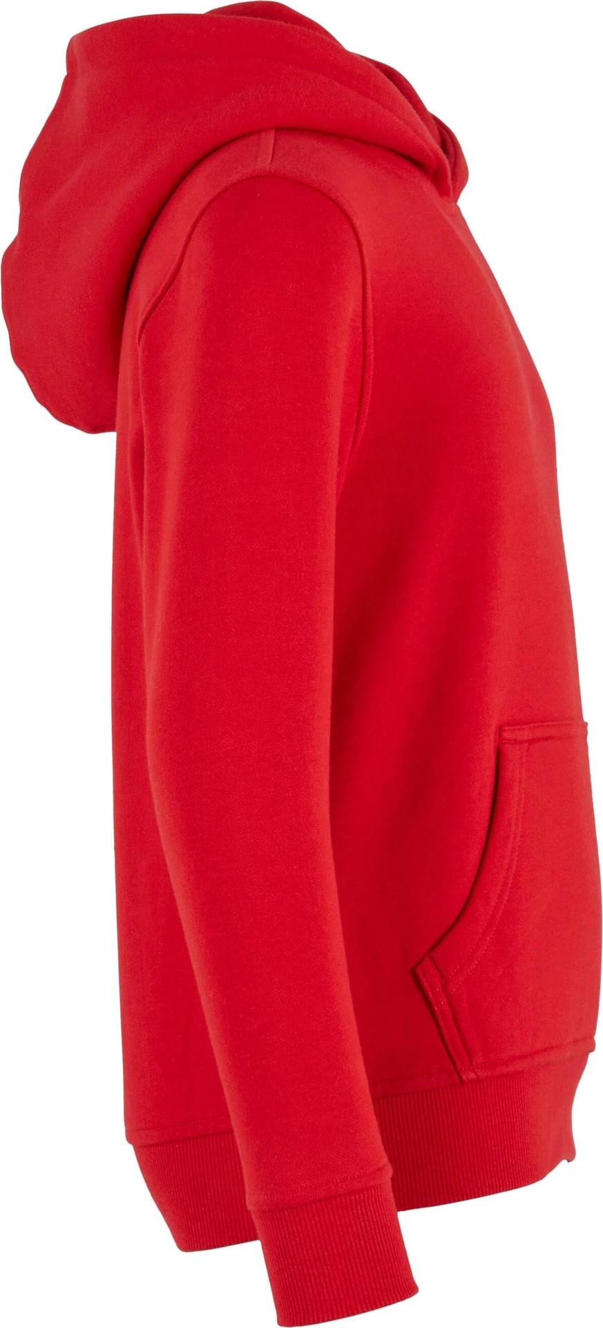 BYB-BY185-kids-organic-basic-hoody-cityred-right-8 Build Your Brand Kids Organic Basic Hoody