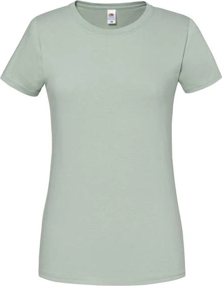 fruit-of-the-loom-61-424-0-ladies-iconic-195-ringspun-premium-t-shirt-sage-4 F.O.L. Ringspun Premium T Lady-fit