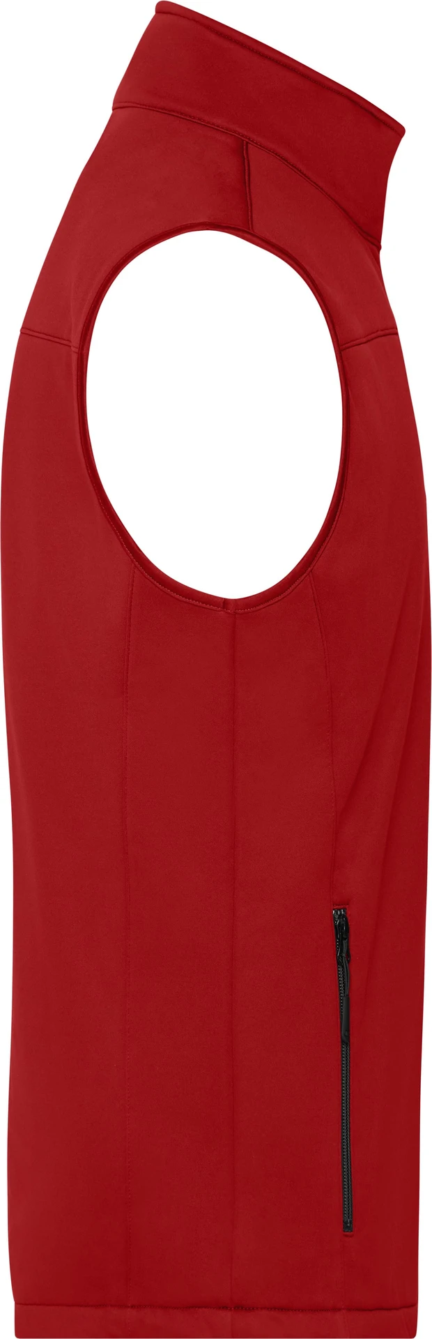 jn1170-mens-softshell-vest-red-right-6 James & Nicholson Men's Softshell Vest