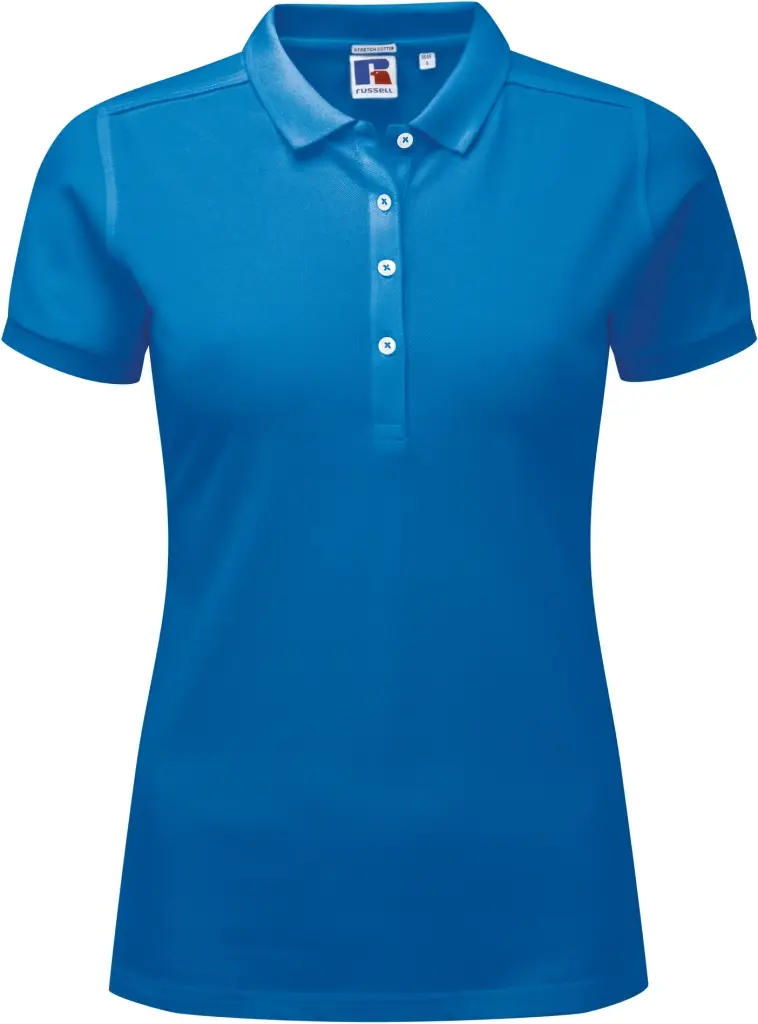 Russell Ladies Fitted Stretch Polo