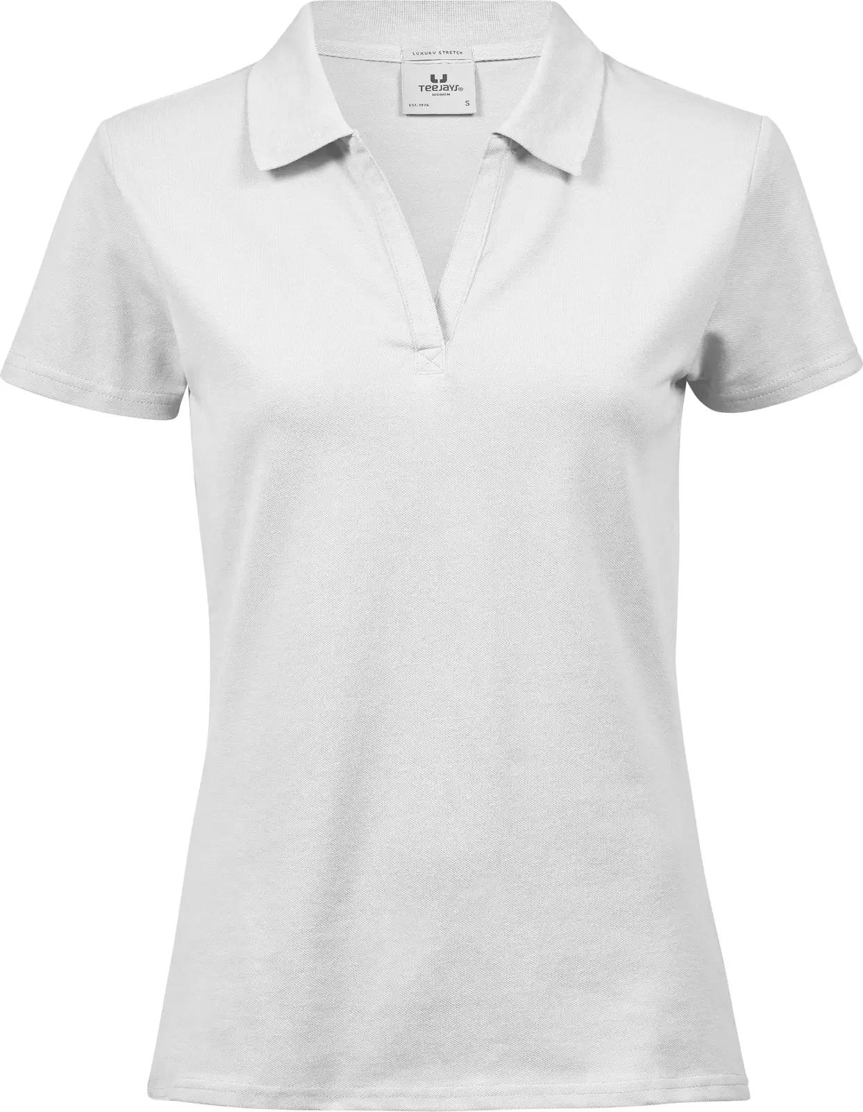 Tee Jays Womens Luxury Stretch V-Neck Polo
