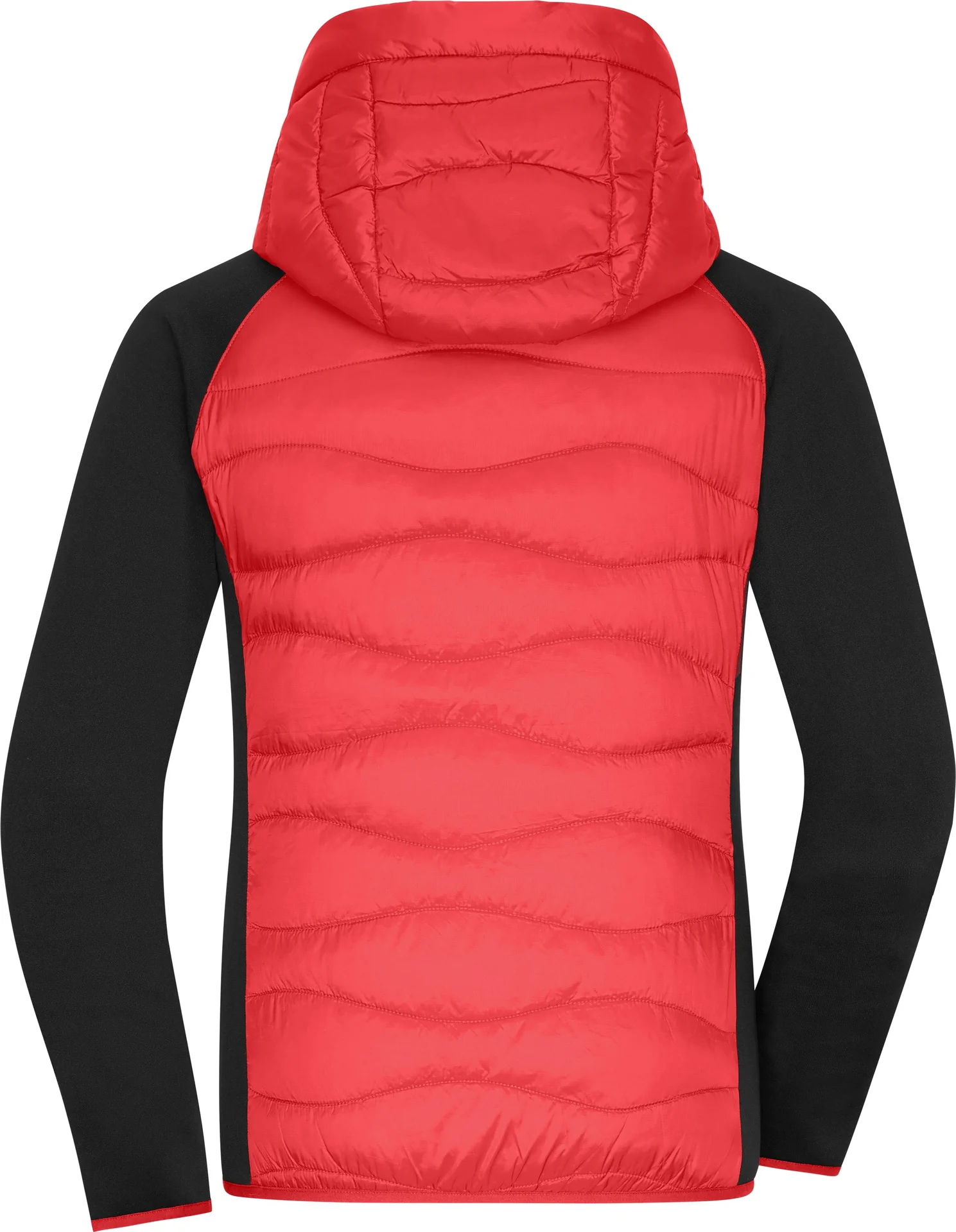 jn1329-ladies-hybrid-jacket-red-black-back-5 James & Nicholson Ladies´ Hybrid Jacket (JN1329)