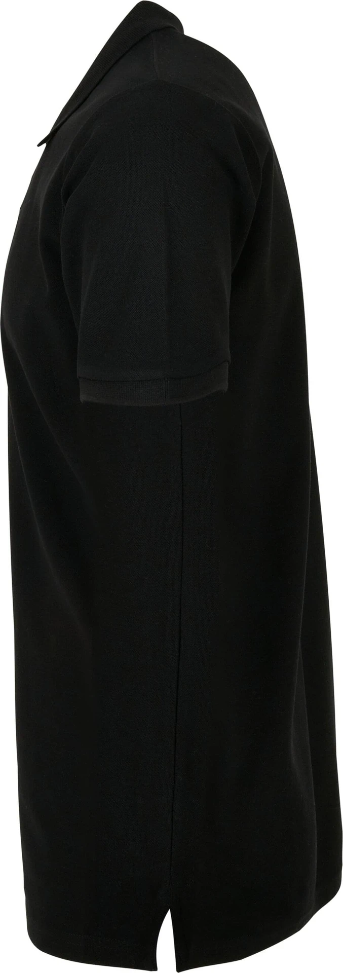 BYB-BY008-polo-pique-shirt-black-left-6 Build Your Brand Polo Piqué Shirt