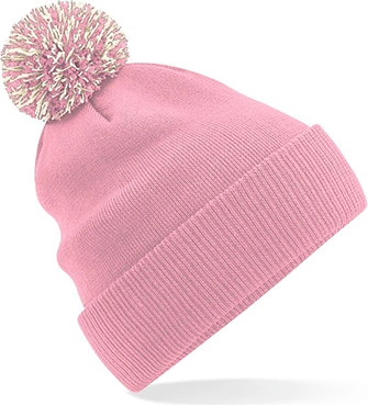 dusky pink/off white