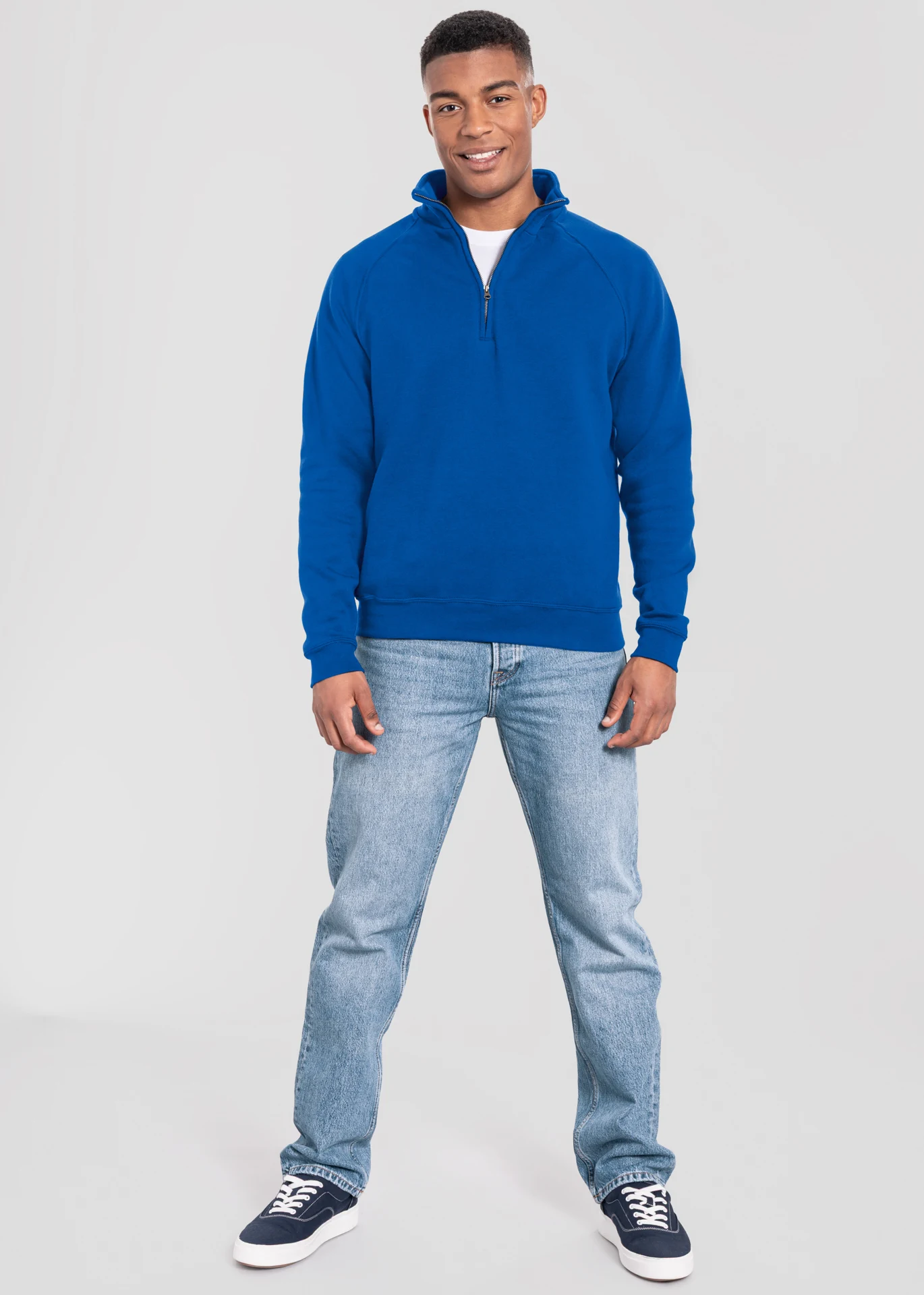 F.O.L. Iconic Premium Zip Neck Sweat