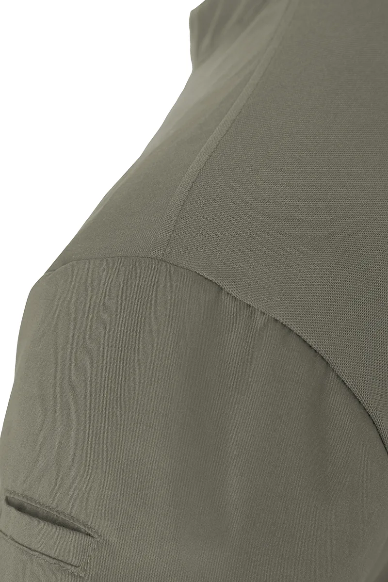 karlowsky-tf3-kurzarm-damen-arbeitsshirt-performance-sage-detail-7 KARLOWSKY Kurzarm Damen-Arbeitsshirt Performance