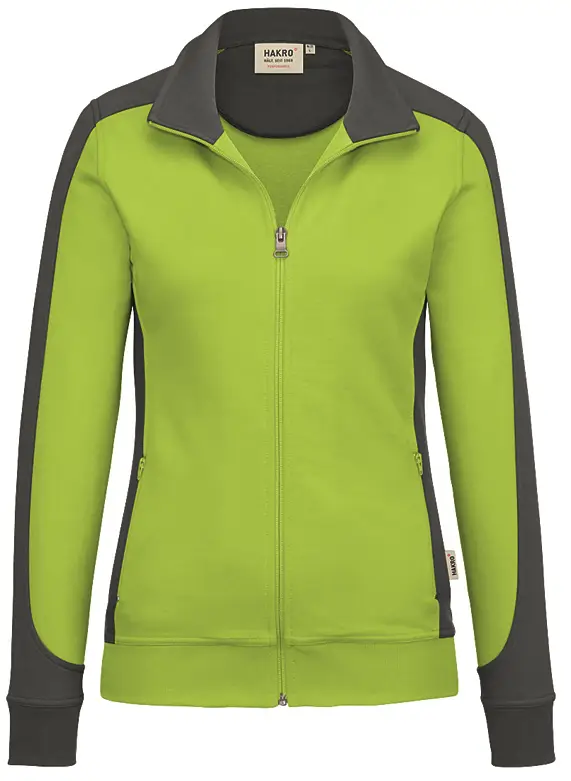 HAKRO Damen-Sweatjacke 277 Contrast Mikralinar® HAKRO Damen-Sweatjacke 277 Contrast Mikralinar®