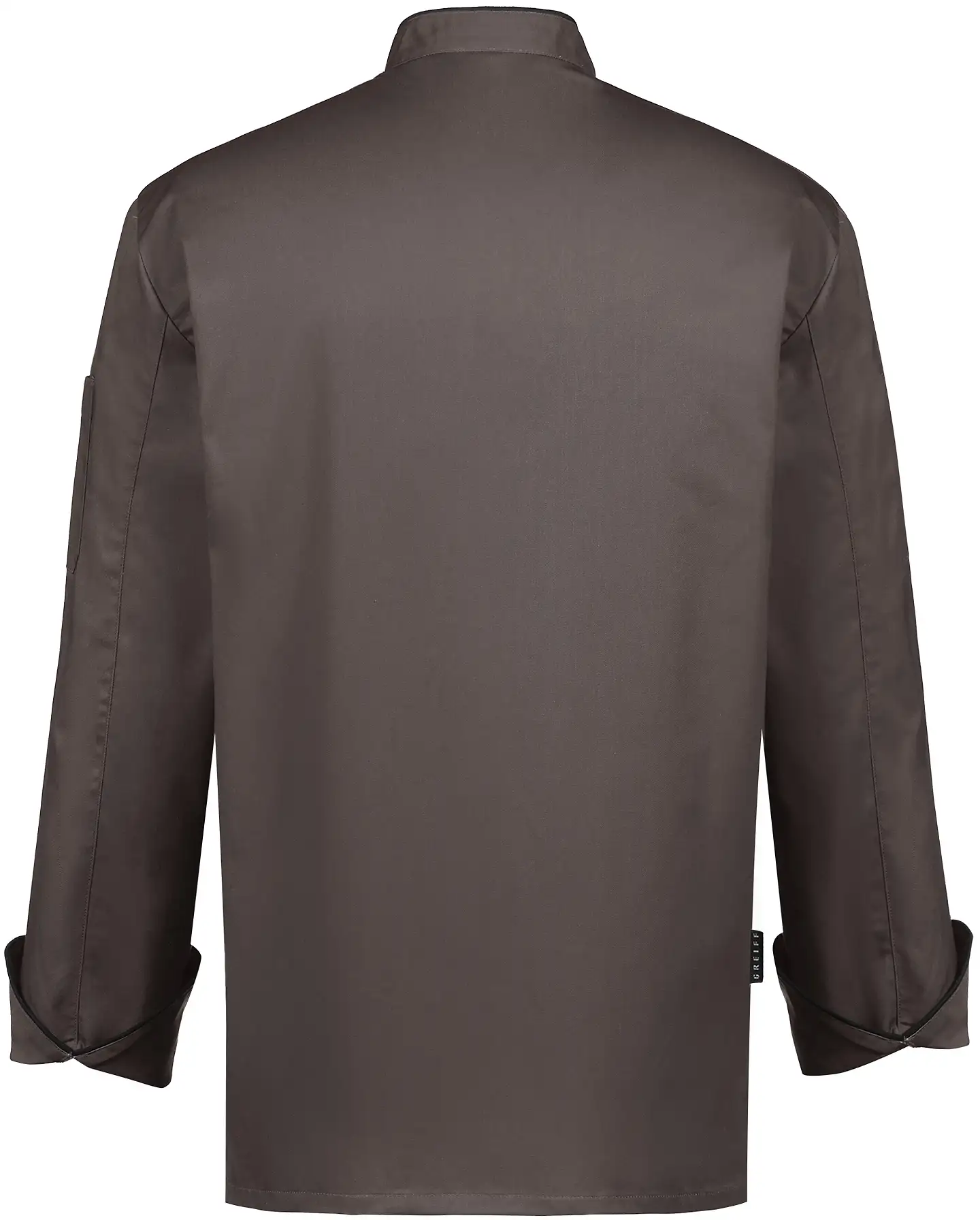 greiff-5581-kochjacke-paspel-rf_8000_taupe-back-3 GREIFF Kochjacke mit Paspelierung Regular Fit