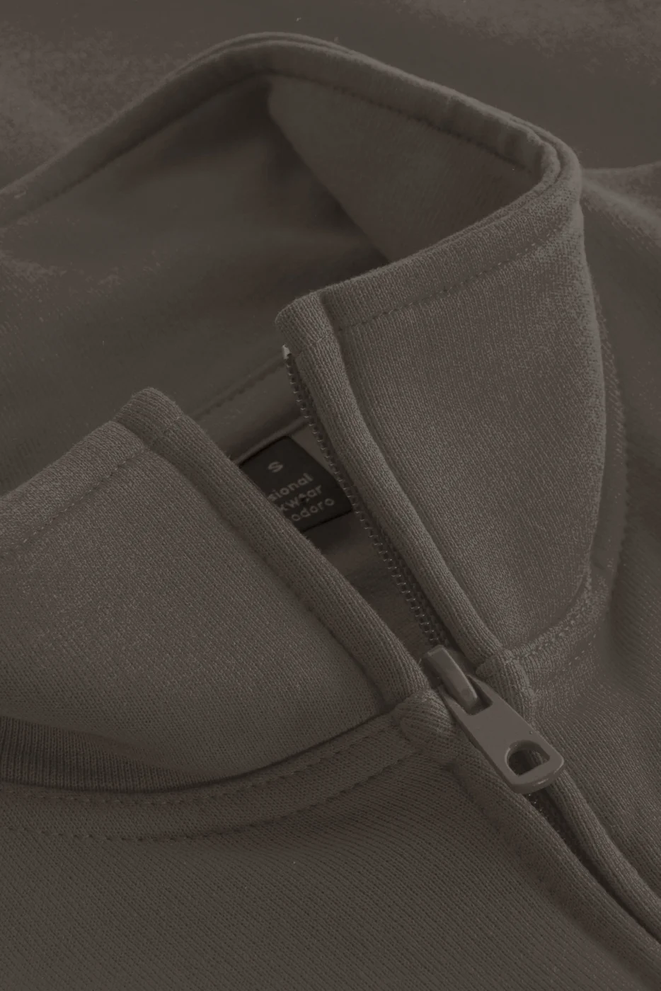 promodoro-5275-womens-sweatjacket-charcoal-detail-7 Promodoro Women's Sweatjacket