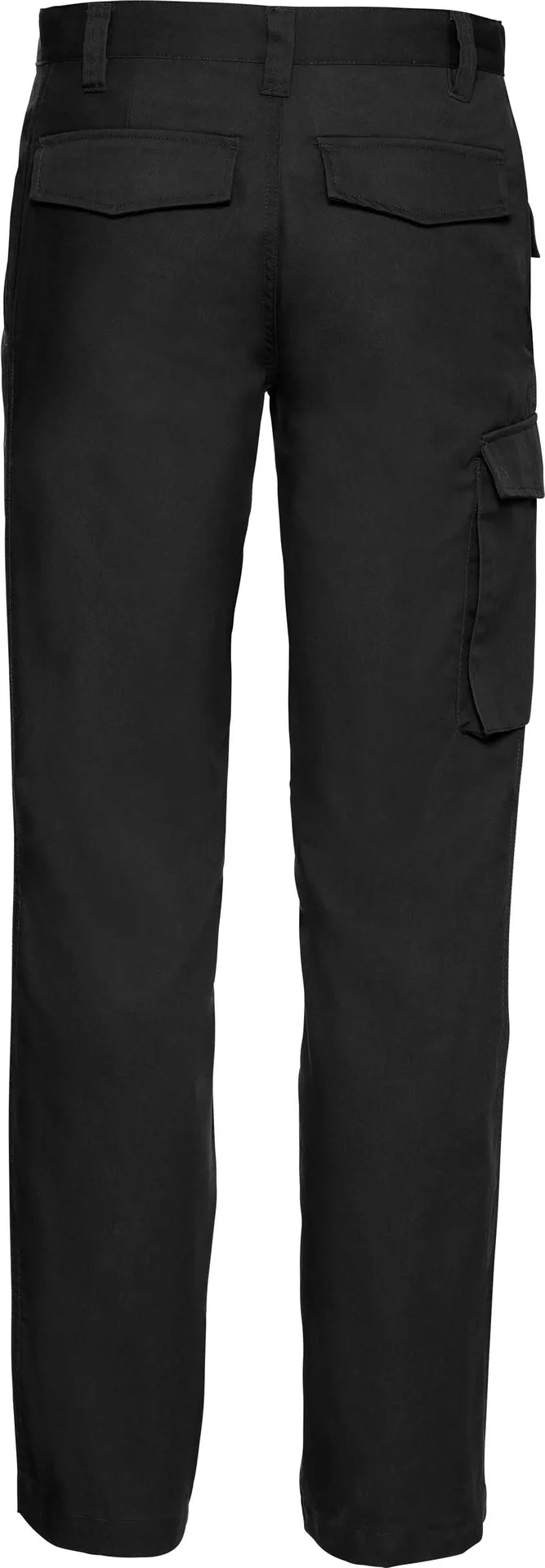 russell-r001m-poly-cotton-twill-trousers-black-back-4 Russell Workwear Polycotton Twill Trousers