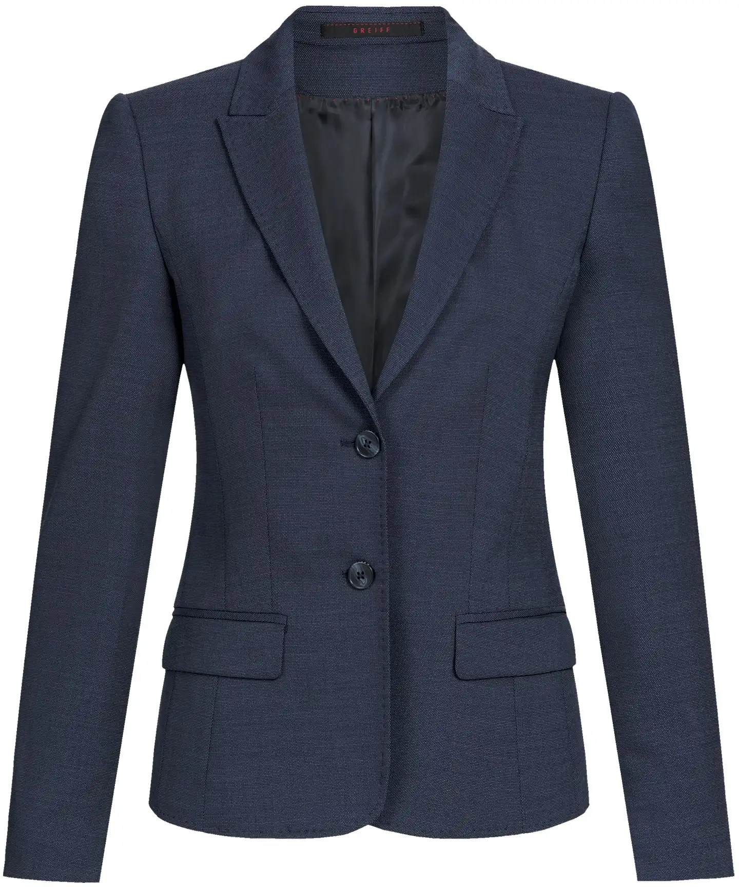 greiff-1424-damen-blazer-rf-375_2810_pinpoint-marine-front-2 GREIFF Damen Blazer MODERN 37.5 Regular Fit