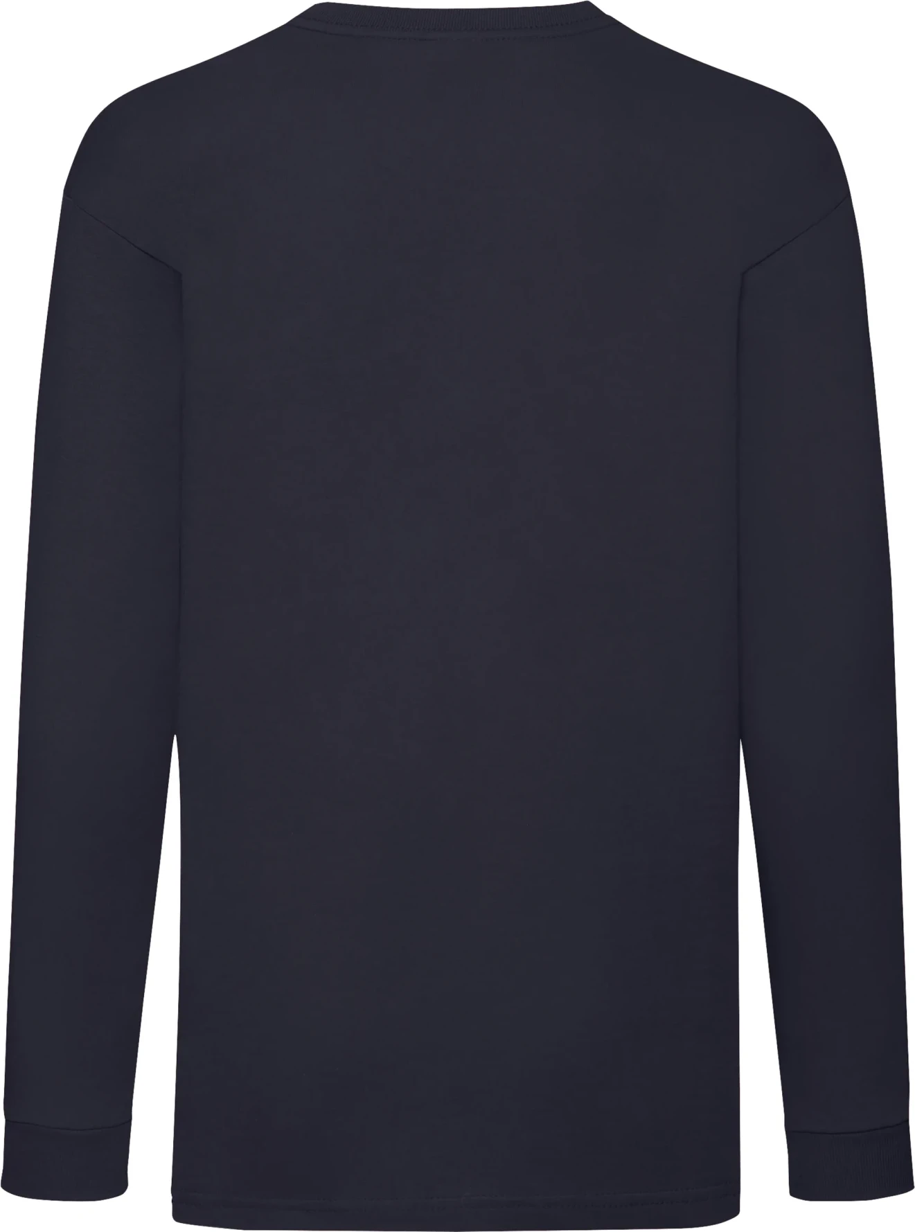 fruit-of-the-loom-61-007-0-kids-valueweight-long-sleeve-t-shirt-deepnavy-6 F.O.L. Long Sleeve Valueweight T Kids