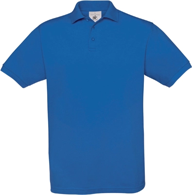 BC-PU409-Unisex-Polo-Safran-royalblue-0 B&C Poloshirt Safran