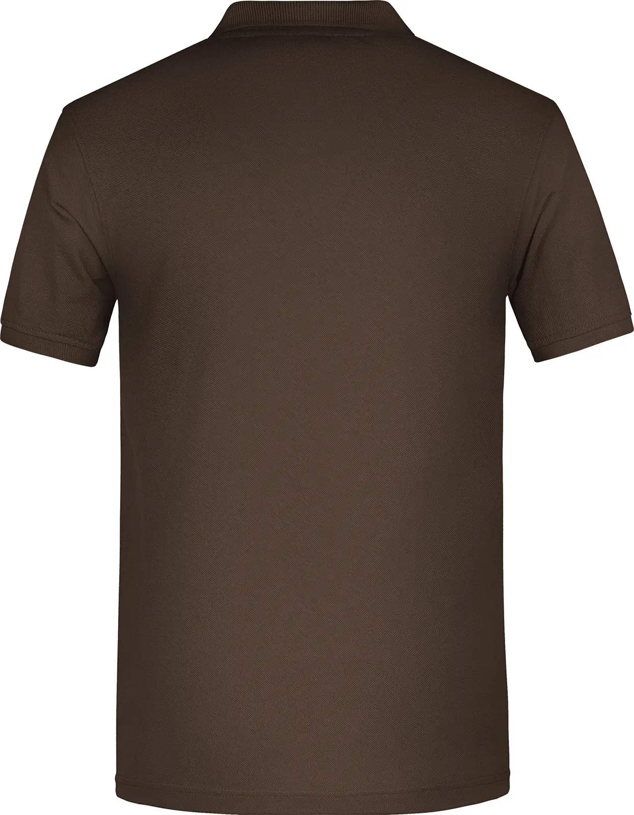 jn874-mens-bio-workwear-poloshirt-brown-back-5 James & Nicholson Men's Bio Workwear Polo