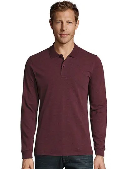 SOL'S Men's Long-Sleeve Piqué Polo Shirt Perfect