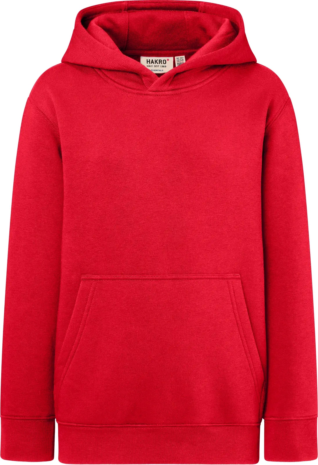 HAKRO Kinder Kapuzen-Sweatshirt 562 Bio-Baumwolle