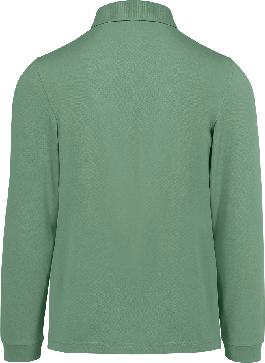 BC-PU427-My-Polo-210-LSL-amalfigreen-6 B&C My Polo 210 Long Sleeve