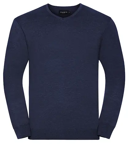 Russell Men's V-Neck Knitted Pullover Russell Men's V-Neck Knitted Pullover